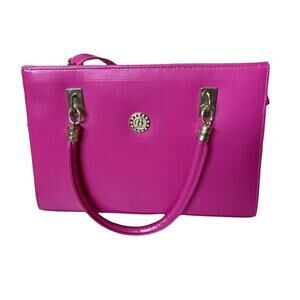 BELLADONNA Womens Pink Shoulder Pag Purse